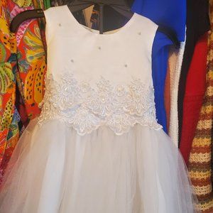 Flower girl dress or baptism dress size 6